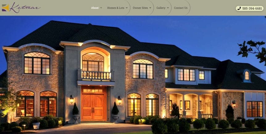 Ketmar Development Website Home page image